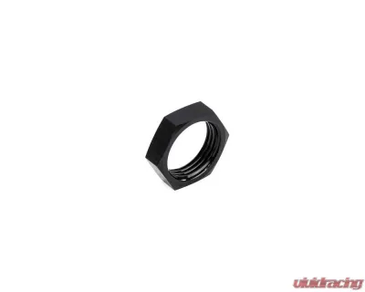 HPS Performance Products HPS Bulkhead Jam Nut Aluminum AN-10 Black 6061 for Secure Fittings - AN924-10