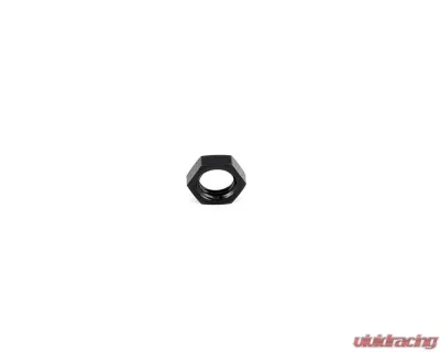 HPS Performance Products HPS Bulkhead Jam Nut Aluminum AN-4 Black 6061 for Secure Fittings - AN924-4