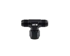 HPS Performance Products HPS AN9251-10 Aluminum Tee Adapter -10 Black, 3 Hose Connection