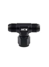 HPS Performance Products HPS AN9251-12 Aluminum Tee Adapter -12 Black, 3 Hose Connection                                     - AN9251-12 - Image 3