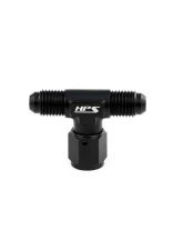 HPS Performance Products HPS AN9251-4 Tee Adapter Aluminum -4 Black 37 Degree Flares                                     - AN9251-4 - Image 3