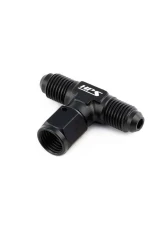 HPS Performance Products HPS AN9251-4 Tee Adapter Aluminum -4 Black 37 Degree Flares                                     - AN9251-4 - Image 2