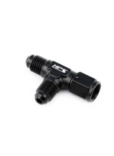 HPS Performance Products HPS AN9261-4 Aluminum Tee Adapter -4 Black, 6061 for 37° Flares                                     - AN9261-4 - Image 3