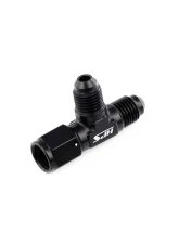 HPS Performance Products HPS AN9261-4 Aluminum Tee Adapter -4 Black, 6061 for 37° Flares                                     - AN9261-4 - Image 2
