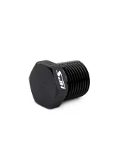 HPS Performance Products HPS NPT Hex Plug Aluminum 1/2 NPT Black Anodized 6061                                     - AN933-10 - Image 2