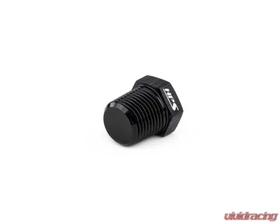 HPS Performance Products HPS NPT Hex Plug Aluminum 1/2 NPT Black Anodized 6061 - AN933-10