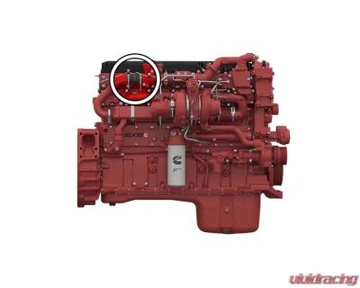 HPS Performance High Temperature Silicone EGR Hose for Cummins ISX15, Part # 3687223, Orange - CAC-3687223