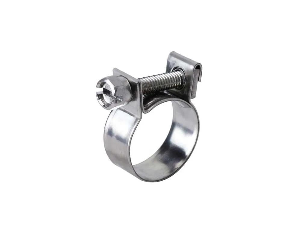 HPS Size # 14 15/32" - 35/64" (12mm - 14mm) Single Stainless Steel Fuel Injection Hose Clamp - FIC-12