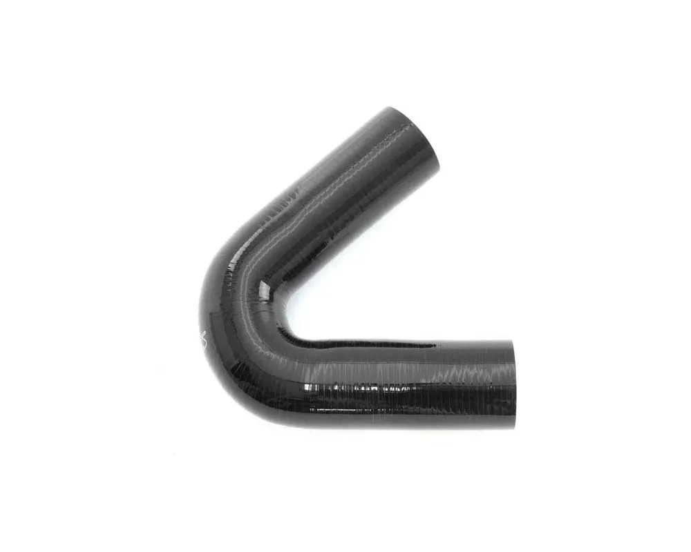 HPS Performance 3-1/2" Black Silicone 135 Degree Elbow Coupler Hose High Temp 4-ply Reinforced (89mm ID) - HTSEC135-350-BLK