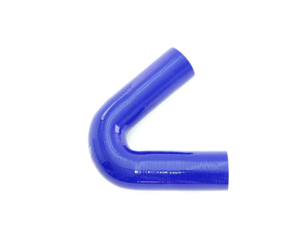 HPS Performance 135 Degree Silicone Elbow Coupler Hose 4" (102mm) ID Blue - HTSEC135-400-BLUE
