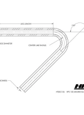 HPS Performance 1-1/8" Blue 135 Degree Silicone Elbow Coupler Hose, 4-Ply Reinforced, 28mm ID                                     - HTSEC135-112-BLUE - Image 3