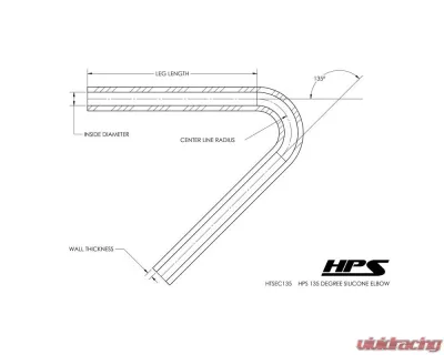 HPS Performance 1-1/8" Blue 135 Degree Silicone Elbow Coupler Hose, 4-Ply Reinforced, 28mm ID - HTSEC135-112-BLUE
