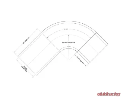 HPS Performance Products 5/8" ID 90 Degree Blue Silicone Elbow Coupler Hose 4-Ply 36" Length - HTSEC90-062-L5X36-BLUE