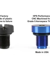 HPS Titanium Coolant Bleed Screw BMW | Mini Cooper                                     - HW22-1001 - Image 3