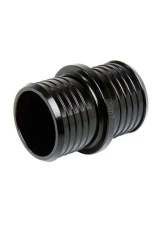 HPS Performance Multi-ribbed aluminum hose union, 1-1/2" OD, black                                     - AHU-150-BLK - Image 3