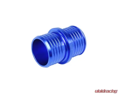 HPS Blue 5/8inch Billet 6061 Aluminum Joiner Hose Union Connector - AHU-062-BLUE