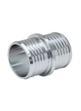 HPS Performance Products HPS Silver 1/2" Billet 6061 Aluminum Joiner Hose Union Connector                                     - AHU-050-SL - Image 3