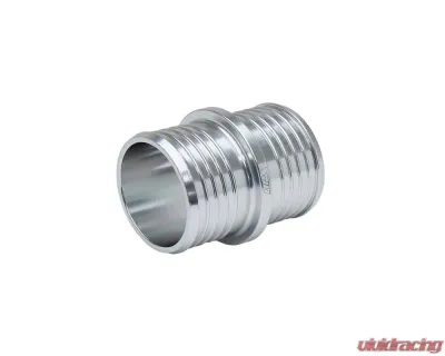 HPS Performance Products HPS Silver 1/2" Billet 6061 Aluminum Joiner Hose Union Connector - AHU-050-SL