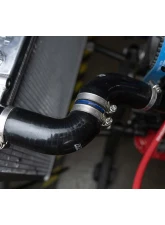 HPS Performance Multi-ribbed aluminum hose union, 1-1/2" OD, black                                     - AHU-150-BLK - Image 3