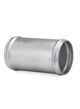 HPS 2-1/8" (54mm) OD x 4" Long 6061 Aluminum Joiner Tube Piping with Bead Roll                                     - AJ400-212 - Image 3