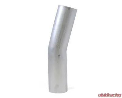 HPS 3.25" OD 15 Degree Bend Aluminum Elbow Pipe 16 Gauge w/ 3 1/2" CLR - AT15-325-CLR-35