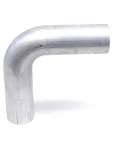 HPS 1" OD 90 Degree Bend 6061 Aluminum Elbow Pipe 16 Gauge w/ 2" CLR                                     - AT90-100-CLR-2 - Image 2