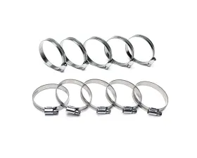 HPS Performance Products Stainless Steel Embossed Hose Clamps SAE #10, 3/4