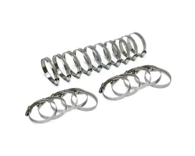 HPS Performance Products Stainless Steel Embossed Hose Clamps SAE #10, 20pc Pack, 3/4