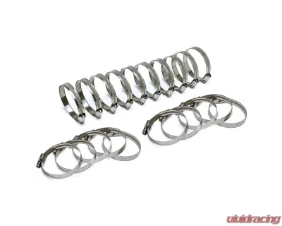 HPS Performance Products Stainless Steel Embossed Hose Clamps SAE #10, 20pc Pack, 3/4"-1-1/8 - EMSC-16-27x20