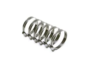 HPS Performance Products Stainless Steel Embossed Hose Clamps SAE #28 6pc 1-9/16