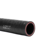 HPS Performance Silicone Oil Resistant Hose,High Temp 1-ply Reinforced,1/2" ID,8 Feet Long,Black                                     - FKM-8F-050-BLK - Image 2