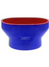 HPS Performance Silicone Adapter Hose for Ford Mustang 55mm Throttle Body, Blue, 4" OD                                     - FOH-55-400-BLUE - Image 3