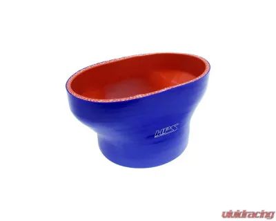 HPS Performance Silicone Adapter Hose for Ford Mustang 55mm Throttle Body, Blue, 4" OD - FOH-55-400-BLUE