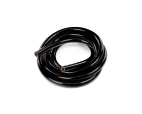 HPS 1/2inch (13mm) Reinforced Silicone Heater Hose Black 10 Feet Roll Pack