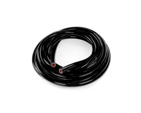 HPS 1/2inch (13mm) Reinforced Silicone Heater Hose Black 25 Feet Roll Pack