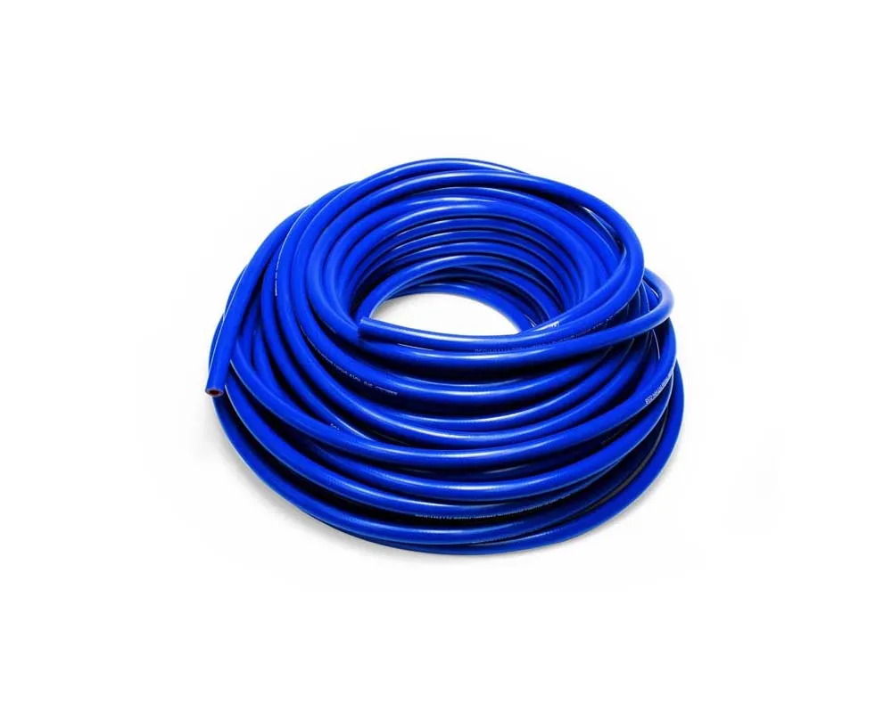 HPS High Temp 5/16" ID (8mm) Reinforced Silicone Heater Hose Blue - 50 Feet Roll - HTHH-032-BLUEx50