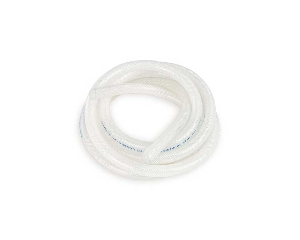 HPS High Temp 3/4" ID (19mm) Reinforced Silicone Heater Hose Clear - 10 Feet Roll - HTHH-075-CLEARx10