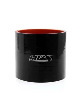 HPS Performance Products HPS 2-3/8" (60mm) Black 4-Ply Reinforced Silicone Straight Coupler Hose                                     - HTSC-238-BLK - Image 2