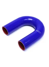 HPS Performance Products 2" ID Blue High Temp 4-Ply Silicone 180 Degree U Bend Elbow Hose                                     - HTSEC180-200-BLUE - Image 2