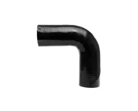 HPS Performance Products 2-1/8 Inch Black 90 Degree Elbow Coupler Silicone Hose 4-Ply Reinforced