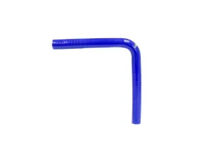 HPS 1 3/16inch (30mm) 4-ply Reinforced 90 Degree Elbow Coupler Silicone Hose Blue