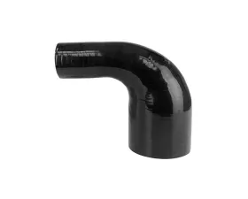HPS Performance Products 2.5 to 3.5 Inch Black Silicone 90 Degree Elbow Reducer Hose