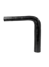 HPS 1 1/8 to 1 1/4inch (28mm to 32mm) 4-ply Reinforced 90 Degree Elbow Reducer Coupler Silicone Hose Black                                     - HTSER90-112-125-BLK - Image 2