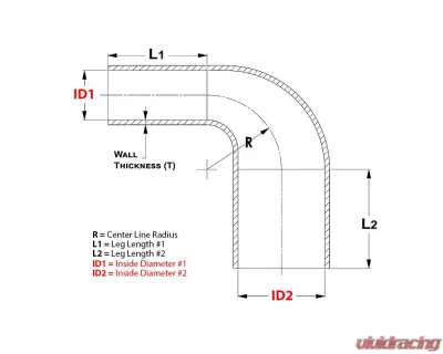 HPS 1 1/8 to 1 1/4inch (28mm to 32mm) 4-ply Reinforced 90 Degree Elbow Reducer Coupler Silicone Hose Black - HTSER90-112-125-BLK