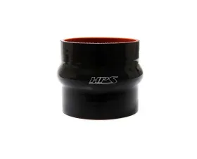 HPS 1 3/8inch (35mm) 4-ply Reinforced Hump Coupler Silicone Hose Black