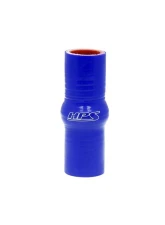 HPS Performance Products 5/8" (16mm) 6" Blue 4-Ply Reinforced Silicone Hump Coupler Hose                                     - HTSHC-062-L6-BLUE - Image 2