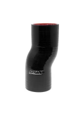 HPS Performance Products 3" ID Black Silicone Offset Coupler Hose 6" Long 4-Ply Reinforced                                     - HTSOC-300-L6-BLK - Image 2