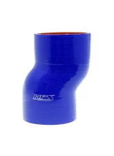 HPS Performance Products 3.5" ID Blue 6" Long Silicone Offset Coupler Hose 4-Ply Reinforced                                     - HTSOC-350-L6-BLUE - Image 2