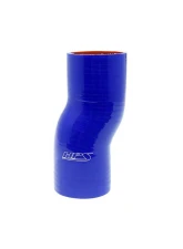HPS Performance Products 2" ID 6" Long Blue Silicone Offset Coupler Hose, 4-Ply Reinforced                                     - HTSOC-200-L6-BLUE - Image 2