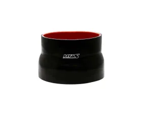 HPS Performance Products 3.5 to 3.75 Inch Black Silicone Reducer Coupler Hose 6 Inch Long